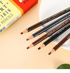 5pcs Professional Microblading Pencil Permanent Eyebrow Pencil Tattoo Waterproof Art Tint Makeup Eye Brow Pen Enhancers Cosmetic