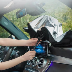 Car Sunshade Windshield Umbrella Front Sun Shade Parasol Foldable Summer Protection Car Heat Insulation Car Accessories