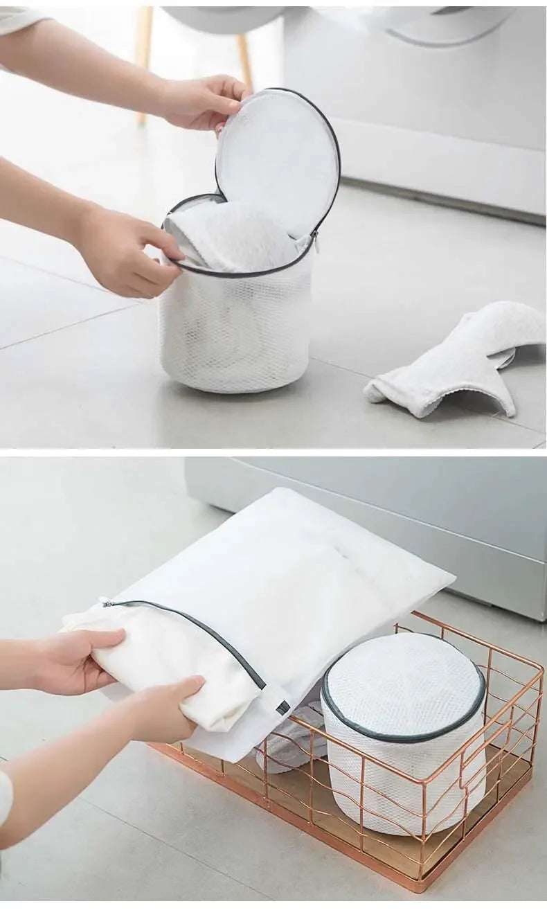 Laundry Bags Printing Fine Mesh Clothing Care and Washing Bag Set Large Mesh Bra Washing Clothes Net Bag