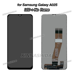 Super TFT For Samsung Galaxy A02S LCD Display Touch Screen Digitizer Assesmbly Replacement Parts With Frame