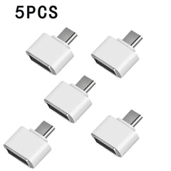1/5PCS Micro Male To USB-A 2.0 Female Mini OTG  Data Connector Converter Cable Adapter For Tablet PC Android Mobile Phone Plug