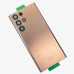 Back Glass Cover For Samsung Galaxy S22 Ultra 5G , Back Door Replacement Hard Battery Case, Rear Housing Cover With Adhesive