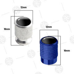4pcs GR SPORT Logo Car Wheel Tire Valve Caps Air Stem Aluminum Accessories For Toyota Yaris Corolla RAV4 C-HR Camry Prado Voxy
