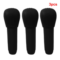 Gear Head Shift knob Cover Car Hand Brake Covers Handbrake Grips Gear Shift Collars Durable Silicone Interior Accessories