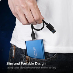 New Portable Hard Drive 1TB 2TB 4TB Solid Disk High Speed External Hard Disk USB3.1 Type-C Solid State Drive for PC/Phone/Loptop