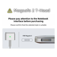 كابل شحن سريع USB Type-C إلى Magsafe1 و2 برأس مغناطيسي L / T لأجهزة MacBook Air / Pro