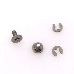 1set For 2DS 3DS LL XL New 3DS 3DSLL 3DSXL Battery Back Cover Screw Shell Screws Mount Repair Secure