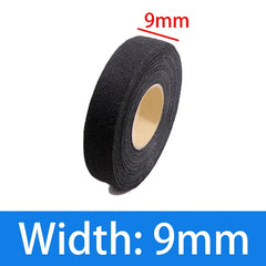 15M Heat-resistant Adhesive Cloth Fabric Tape For Car Auto Cable Harness Wiring Loom Protection Mute To Eliminate Abnormal Noise