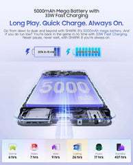 Blackview SHARK 8 Machine Android 13 8GB 128GB/256GB G99 6.78'' 120Hz 2.4K Display 64MP Camera