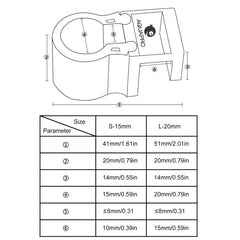 Aquarium Water Inlet Outlet Pipe Fixing Clip Fixture Clamp for Fish for Tank Feeding Hose Clamps Water Hose Holder