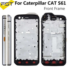 For Caterpillar Cat S61 S 61 Phone Front Frame Housing No LCD Repair Parts For Caterpillar Cat S61 Battery Case Housing Cover