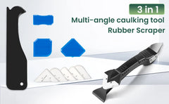 3 in 1 9pcs Silicone Remover Sealant Smooth Scraper Caulk Finisher Grout Kit Tools Floor Mould Removal Hand Tools Set