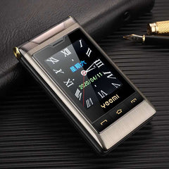 Yeemi G10-C 2G GSM Dual SIM Dual Screen Flip Feature Phone Big Fronts For Elder 2.8 inch FM Mp3/Mp4 Bluetooth Cheap Cellphone