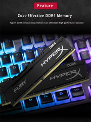 HyperX DDR4 Ram 8GB 16GB 32GB 3600MHz 3200MHz 2666MHz 2400MHz 2133MHz DRAM DIMM Memory 288pin White Ram 8GB 16GB 32GB 3600MHz