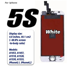 شاشة LCD AAA+ لهاتف iPhone 6 7 8 6s plus 7 8 Plus شاشة بديلة لهاتف iPhone 5 5S 5C 5se شاشة LCD تعمل باللمس ومحول رقمي