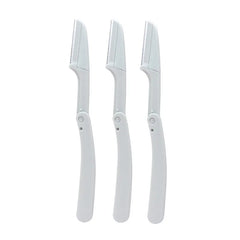 Karsyngirl 3pcs Fold Eyebrow Trimmer Scissors Hair Remover Eyebrow Comb Razor Eyebrow Clip Makeup Tools Face Razor for Women
