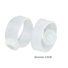 2pcs/Pair Magnetic Therapy Toe Rings Lose Weight Burn Fat Slimming Feet Massager for Toe Correction Accessories