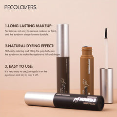 1PC Lazy Makeup Eyebrow Enhancers Liquid Gel Long Lasting Waterproof Film Forming Tear Off Brow Tattoo Tint For Eyebrow Makeup