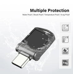 JASTER TYPE-C USB Flash Drives 64GB OTG High Speed Pen Drive 32GB 2 in 1 Mini Memory Stick Real Capacity Pendrive Creative Gift