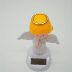 1PC Angel Solar Car Decoration Solar Dancing Figures for Car Dancing Dolls Swinging Animated Bobble Dancer Car Decor