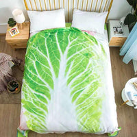 Double-Sided Flannel Creative Appearance Home Sofa Cabbage Blanket - Mumzar