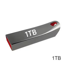 محرك أقراص فلاش معدني USB 3.2 عالي السرعة بسعة 2 تيرابايت، محرك أقراص USB محمول مقاوم للماء بسعة 1 تيرابايت، محرك أقراص فلاش USB محدث جديد