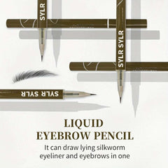 0.008mm Ultra Fine Eyebrow Pen Long Last Smudge Proof Waterproof Sweat-Proof High Pigmented Easy Applying Liquid Eye Brow Pencil