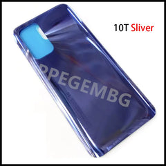 1 PCS For Xiaomi Mi 10T Mi10T Pro 5G M2007J3SY Phone Battery Cover Back Glass Panel Rear Door Lid Shell Housing Case + Adhesive