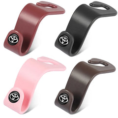 Car Logo Seat Hook Multi-function Seatback Storage Hanger Accessories For Toyota Gazoo Racing Crown Corolla YARIS L Auris Hilux