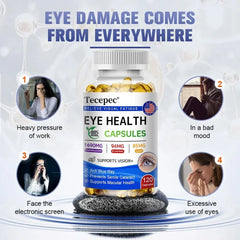 Lutein +Proanthocyanidin - Super Vision Support Supplement, Supports Eye Health, 120 Softgels