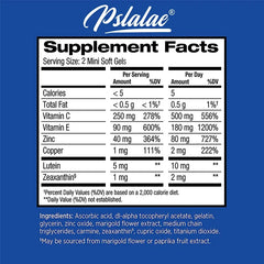 AREDS 2 Supplement - Vision, Myopia, Eye Care Vitamins and Minerals, Improve Eye Edema, Relieve Fatigue, Healthy Macula