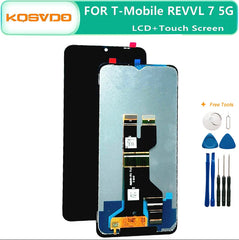 6.58 Inch T-Mobile Revvl 7 5G LCD Display+Touch Screen Digitizer Assembly 100% Original LCD+Touch Digitizer for TMRV075G