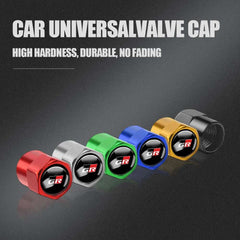 4PCS Car Badge Wheel Tires Valve Caps Metal Tyre Dust Covers For Toyota Fortuner Chr Verso Prius Hiace Trd Yaris Corolla Camry