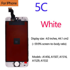 AAA+++ Quality For iPhone 5 5s 5c 6 7 LCD Display Touch Screen For 6s 7 8 Plus SE 100% Brand New LCD Digitizer tempered+Gifts
