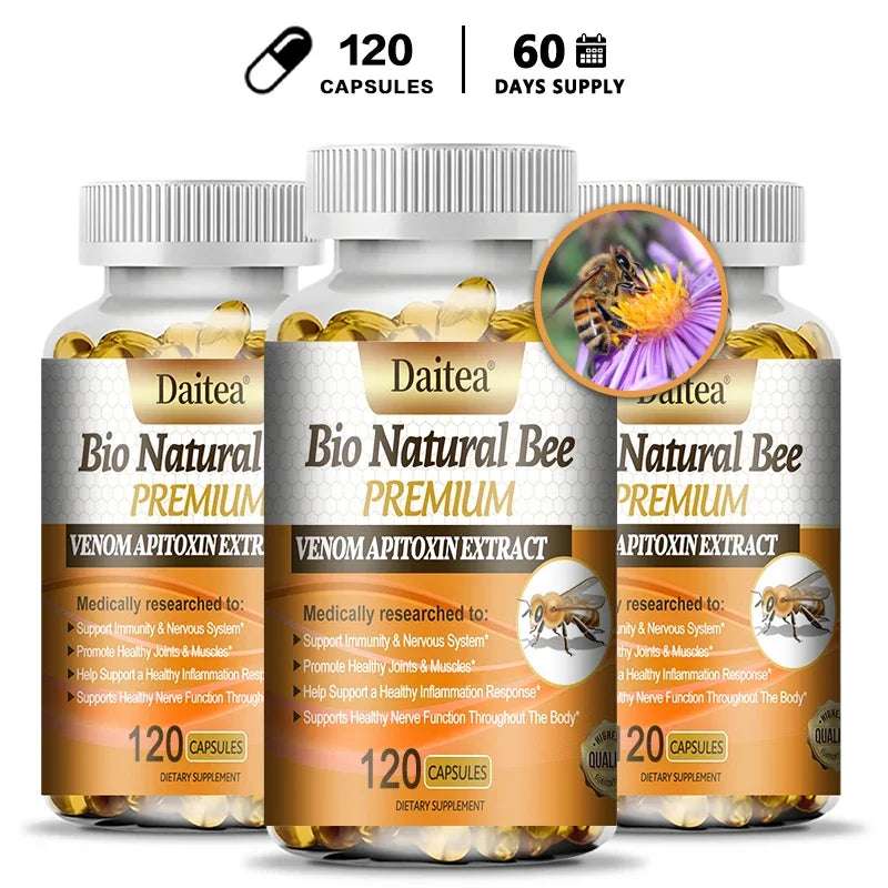 Bee Venom Extract, Knee Pain, Meniscal Sprain, Rheumatic Analgesia, Soft Capsule Care