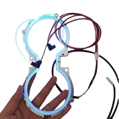 Car LED Cup Holder Atmosphere Lights Interior Decorative Ice Blue Lamp For Toyota Camry 2018-2023