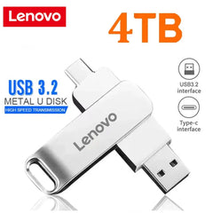 Lenovo Type C USB Flash Drives 2TB Pendrive USB 3.0 Interface Pen Drive OTC Large Capacity 16TB U Disk Memory Stick For Phone PC