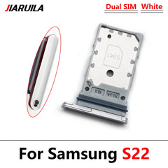 SIM Card Tray Slot Holder Adapter Accessories For Samsung S22 / S22 Plus / S22 Ultra