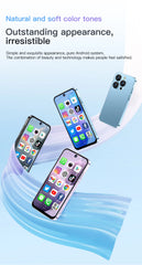 هاتف SOYES XS19 الذكي الصغير 3.88 بوصة 2 جيجابايت رام 16 جيجابايت روم أندرويد 10.0 مع خاصية التعرف على الوجه شريحتي اتصال في وضع الاستعداد شبكة الجيل الثالث هاتف صغير