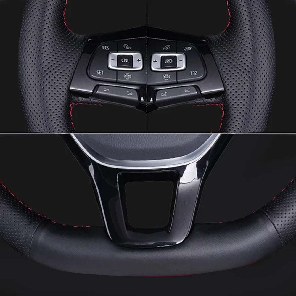 Microfiber Leather Car Steering Wheel Cover For Toyota RAV4 AX50 Corolla G12 Axio Altis Camry Xv70 Avalon Steering Case