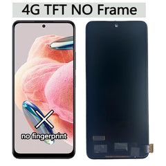 6.67" AMOLED for Xiaomi Redmi Note 12 4G LCD Display Touch Screen Digitizer For Redmi Note 12 5G LCD Display Screen Replacement