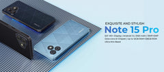 HOTWAV Note 15 Pro Mobile Phone Android 14 6.6'' HD+ 12(4+8)GB 128GB Cellphone 13MP 5160mAh 8.9mm Ultra-Thin Smartphone