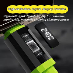 240W 1.5m Fast Charging USB Type-C To Type-C Cable with Real-Time Power Display for Huawei, Xiaomi, Samsung, OPPO, VIVO