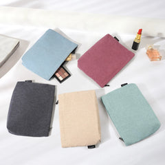Corduroy Travel Cosmetic Bag Portable Makeup Storage Bag Purses Women Large Capacity Zipper Make Up Organizer Storage Clutch