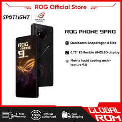 World Premiere ASUS ROG Phone 9 Pro Smartphone Snapdragon 8 Elite 6.78‘’ 185Hz AMOLED Display  5800mAh NFC Mobile Phone