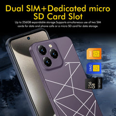Global Version I16 Pro Max Smartphone Android,6.8'',12GB RAM 512GB ROM,Dual SIM,Mobile phones,Google Play Store,24+48MP,6800mAh