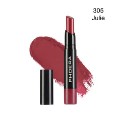 PHOERA 8 Colors New Lipstick Matte Long Lasting Lip Tint Waterproof Non-stick Cup Lip Glaze Red Lip Makeup Beauty Cosmetics