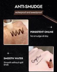 Gege Bear Liquid Eyeliner Pen Waterproof, Smudge-proof, Fast and Precise Makeup, Quick and Smooth Drying