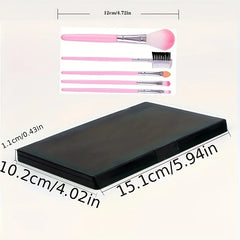 40 Colors Glitter Eyeshadow Palette with Free 5 Brushes Matte Waterproof Long Lasting Pressed Powder Cosmetics MakeUp Kit