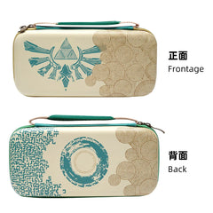For Nintendo Switch / Switch OLED Console Portable Storage Bag Game Theme for Waterproof Hard Carrying Case with 10 Card Slots
